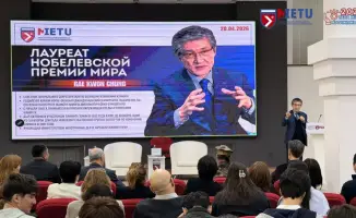 Нобелевский лауреат Раэ Квон Чунг делится опытом устойчивого развития с молодежью Алматы