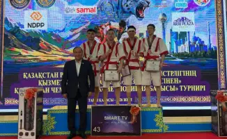 Жамбылская область принимает чемпионат по қазақ күресі: 300 полицейских борются за титул