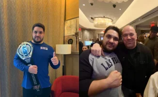 Казахстанский силач Закир Найманбаев в топ-3 UFC и Power Slap