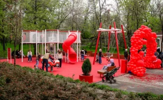 Открытие новой детской игровой площадки в Алматы от Allur в честь 23-летия компании