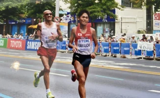 Юки Каваучи на старте: Алматы готовится к юбилейному марафону