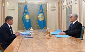 Касым-Жомарт Токаев встретился с министром науки и высшего образования Саясатом Нурбеком