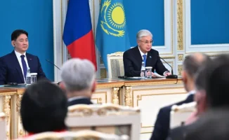 Токаев обсудил общее наследие Казахстана и Монголии на совместном брифинге с президентом Монголии