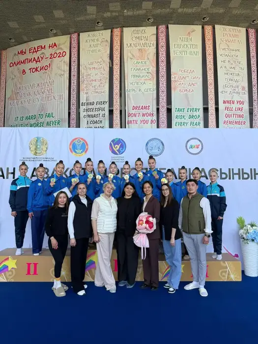Спортсменки из Астаны стали лучшими на чемпионате страны по художественной гимнастике (2)