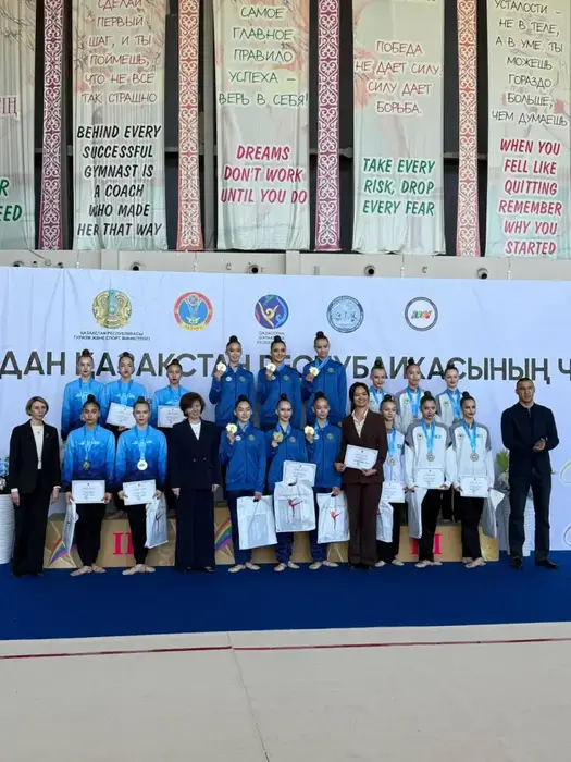 Спортсменки из Астаны стали лучшими на чемпионате страны по художественной гимнастике (4)