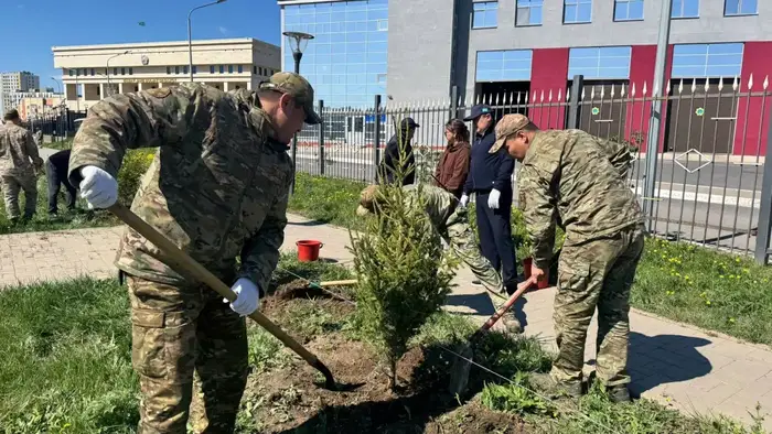 В подразделениях МЧС проходит акция «Таза Қазақстан» (5)