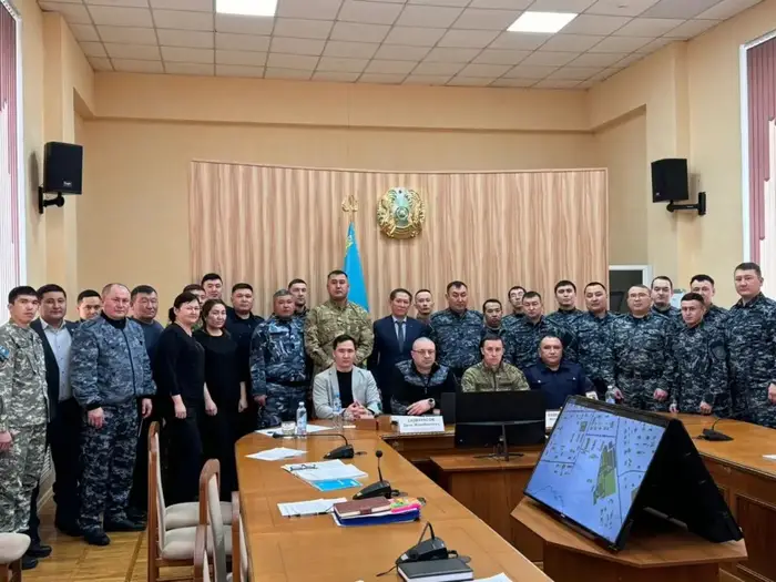 Слаженно прошли командно-штабные учения в Карагандинской области (10)