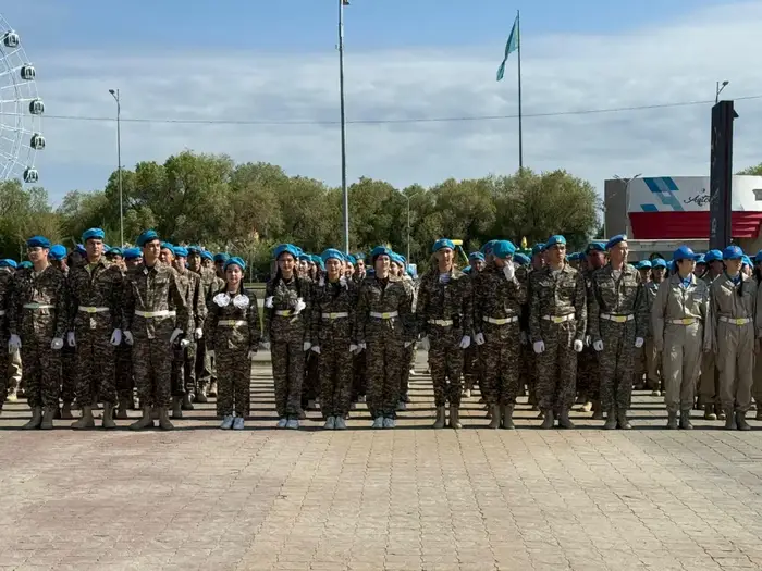 В Актобе состоялось торжественное открытие учебно-полевых сборов школьников (3)