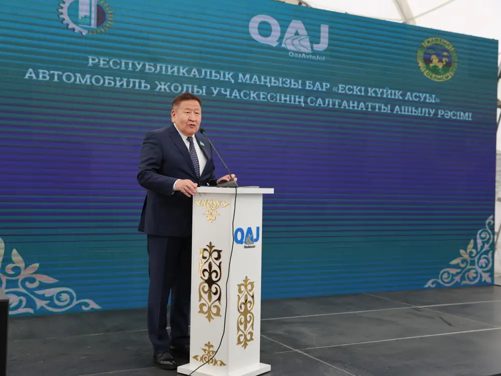 12,3 км дороги реконструировали на старом перевале Куюк в Жамбылской области (9)