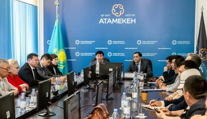 Вице-министр торговли и интеграции РК Айдар Абилдабеков ознакомился с промышленным потенциалом Жамбылской области (10)
