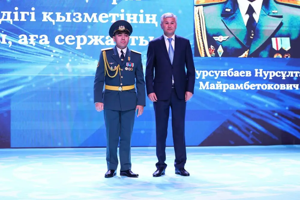 В области Ұлытау состоялось торжественное мероприятие, посвящённое Дню защитника Отечества (8)