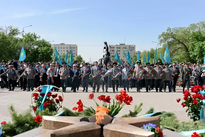 В области Абай широко отмечают День Победы (3)