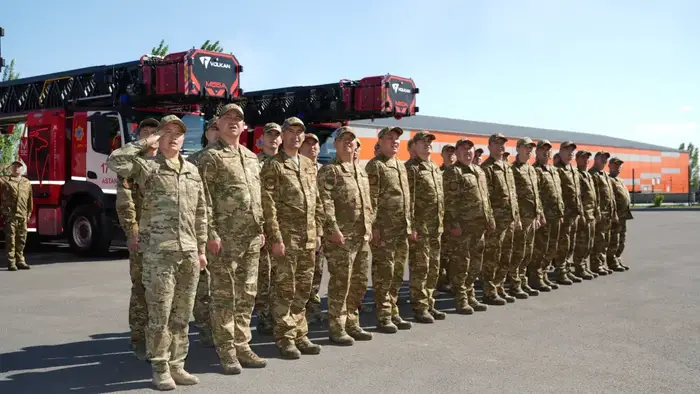 В Астане усилили пожарные подразделения новой техникой (10)