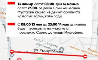 Рыскулбекова перекроют: ремонт, который нельзя пропустить!