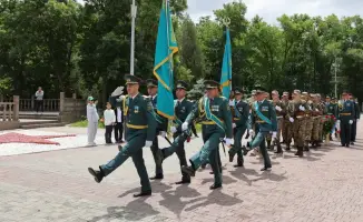 В Жамбылской области новобранцы приняли военную присягу с поддержкой местных властей и командования