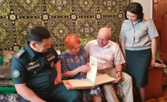 Поздравление тружеников тыла с Днем Победы от сотрудников ДЧС ВКО