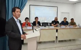 В Туркестане молодые солдаты обсудили важность честности и здорового образа жизни