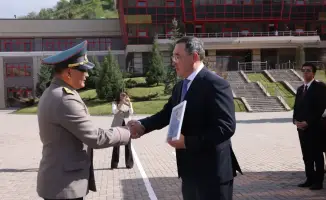 Воспитанники лицея «Арыстан» продемонстрировали строевую и боевую подготовку