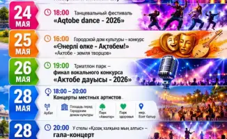 мероприятия 157 лет Актобе День города караоке танцевальный фестиваль гала-концерт концерты этнофестиваль гастрономический фестиваль культурное наследие