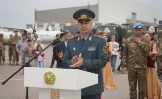 Миротворцы второго контингента Казахстана вернулись в Алматы с Голанских высот