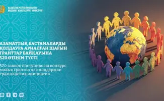 Увеличение интереса к гражданским инициативам: 520 заявок на конкурс малых грантов в Казахстане