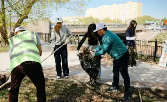 Чистые источники: в Астане прошла акция «Мөлдір бұлақ» по восстановлению родников