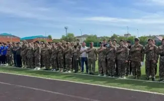 Военно-патриотические игры в Астане способствуют физическому развитию и патриотическому воспитанию студентов колледжей