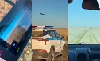 Полицейские нашли заблудившегося в степи жителя села Айнабулак с помощью дрона