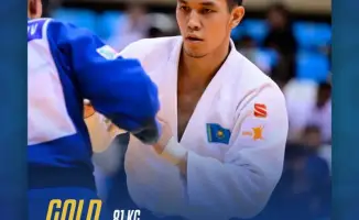 Жалгас Кайролла одержал победу на Qazaqstan Barysy Grand Slam, завоевав первую золотую медаль в карьере