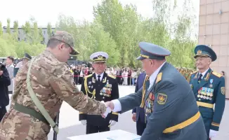 Клятва выпускников военной кафедры в Астане