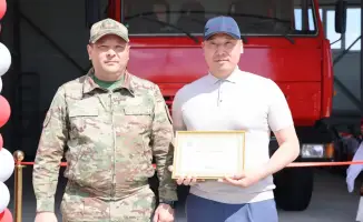 Новый пожарный пост в Шикылдаке