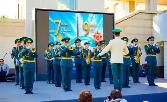 Концерт пограничников на набережной Есиля