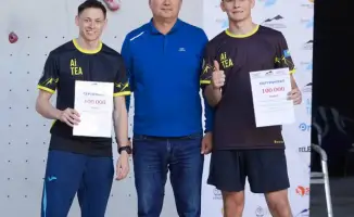 Определены победители чемпионата Казахстана по спортивному скалолазанию в Алматы