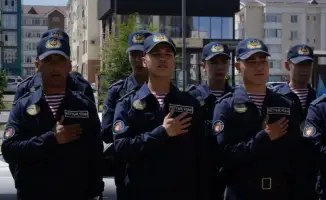В День защитника Отечества в Жетісу открыли мурал «Бейбіт елдің қалқаны»