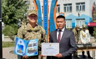 В воинской части 68303 прошло торжественное мероприятие по случаю завершения срочной службы солдат