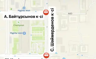 Частичное перекрытие движения в Астане: возможные затруднения для водителей в связи с ремонтом