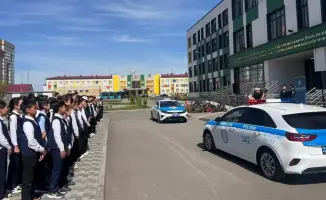 Караганда: уроки дорожной безопасности для школьников
