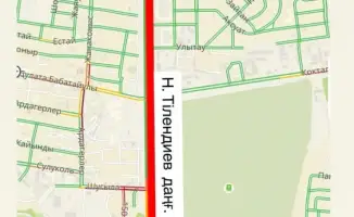 Закрытие участка проспекта Тлендиева: возможные затруднения в движении и необходимость пересмотра маршрутов