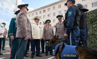 В Национальной гвардии прошла акция «Сарбазға прокурорлық кеңес»